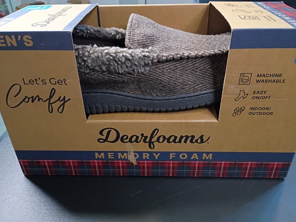 mens memory foam slides